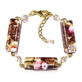 Браслет, цвет 018, прямоугольный, Bottega Murano