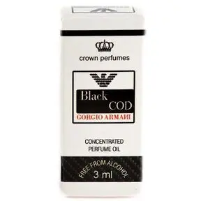 Духи масляные Black Code, Ravza, 3 мл