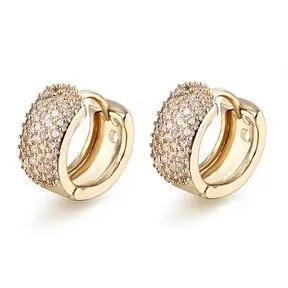 Серьги с позолотой, Swarovski Crystal Shik