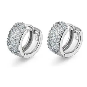 Серьги с посеребрением, Swarovski Crystal Shik