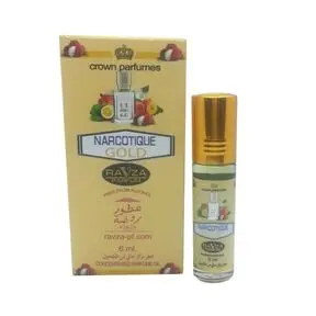 Духи масляные стойкие Narcotique Gold, Ravza, 6 мл
