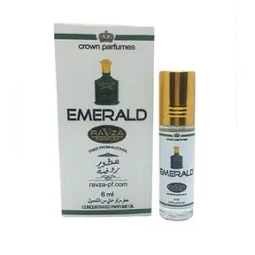 Духи масляные стойкие арабские Emerald, Ravza, 6 мл
