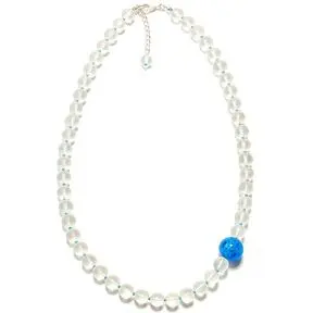 Ожерелье Satinato, цвет Dark Aqua, Bottega Murano